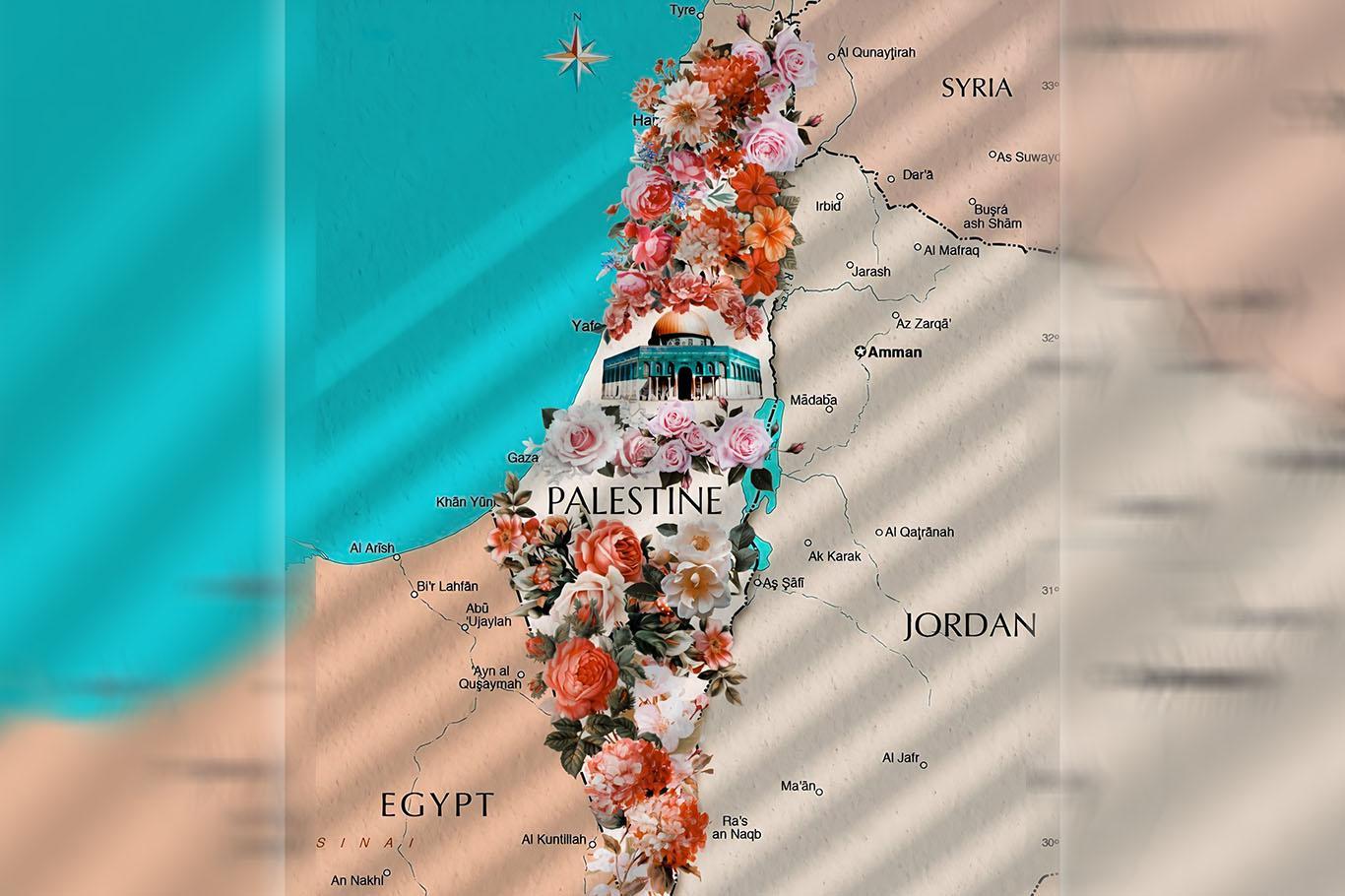 The "Real Map" of Palestine gets appreciation globally